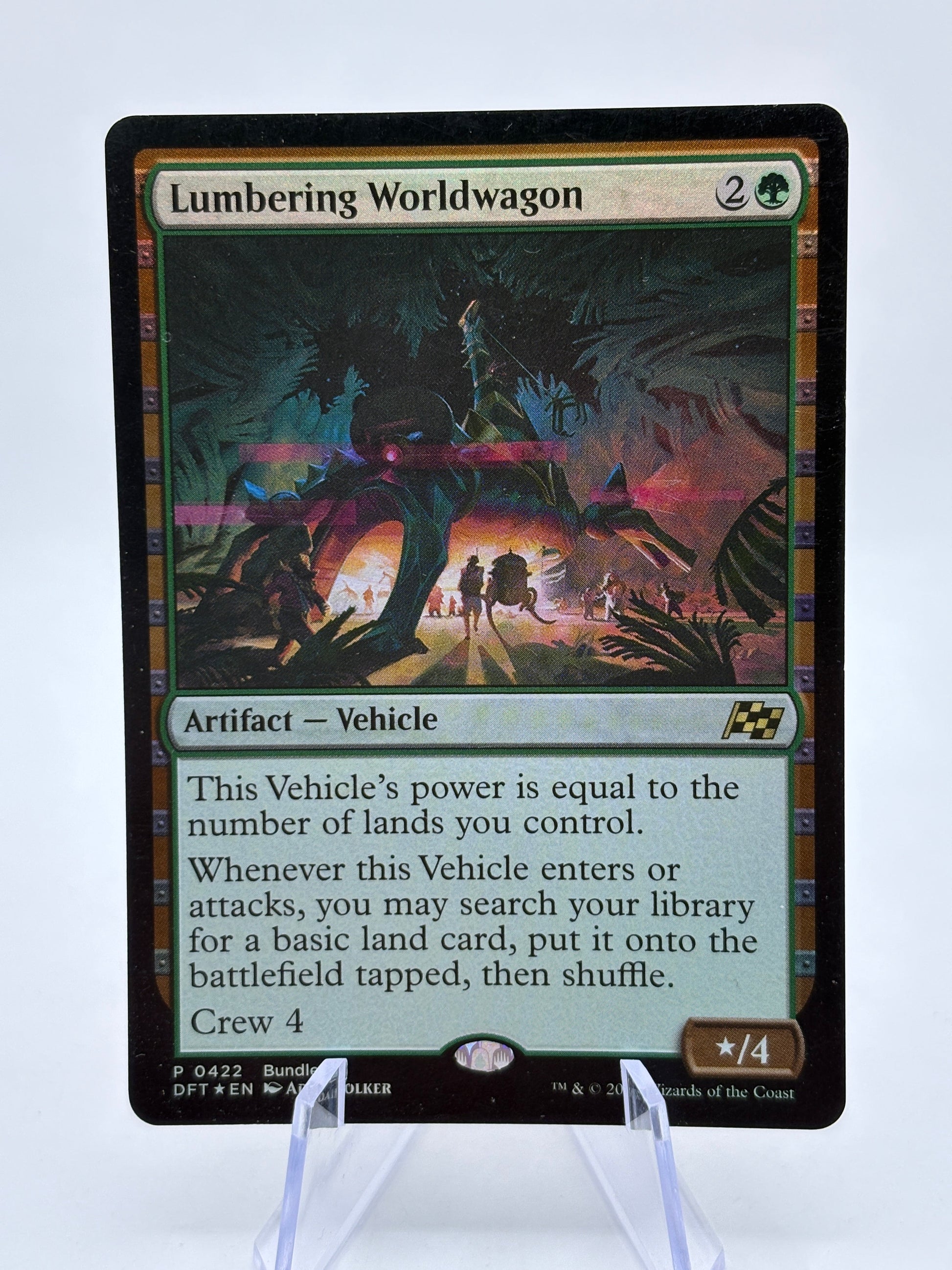 Magic The Gathering Draft - Lumbering Worldwagon Promo 0422 Bundle FRENLY BRICKS - Open 7 Days