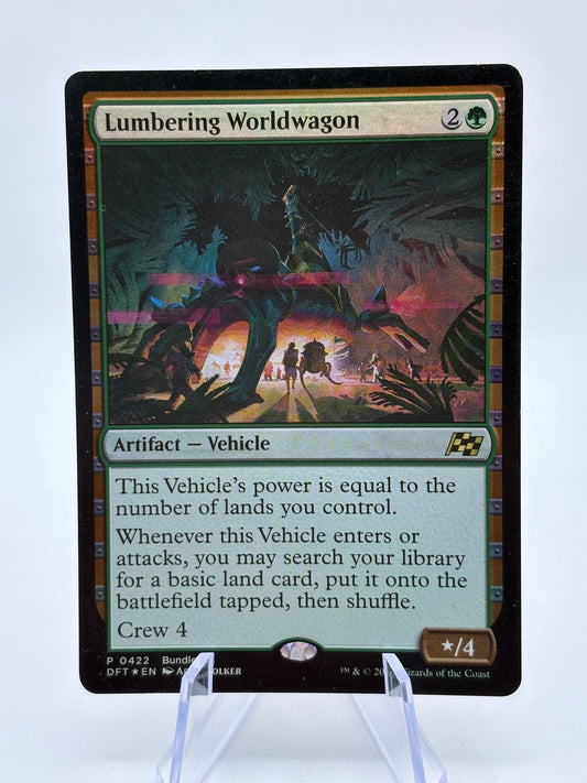 Magic The Gathering Draft - Lumbering Worldwagon Promo 0422 Bundle FRENLY BRICKS - Open 7 Days
