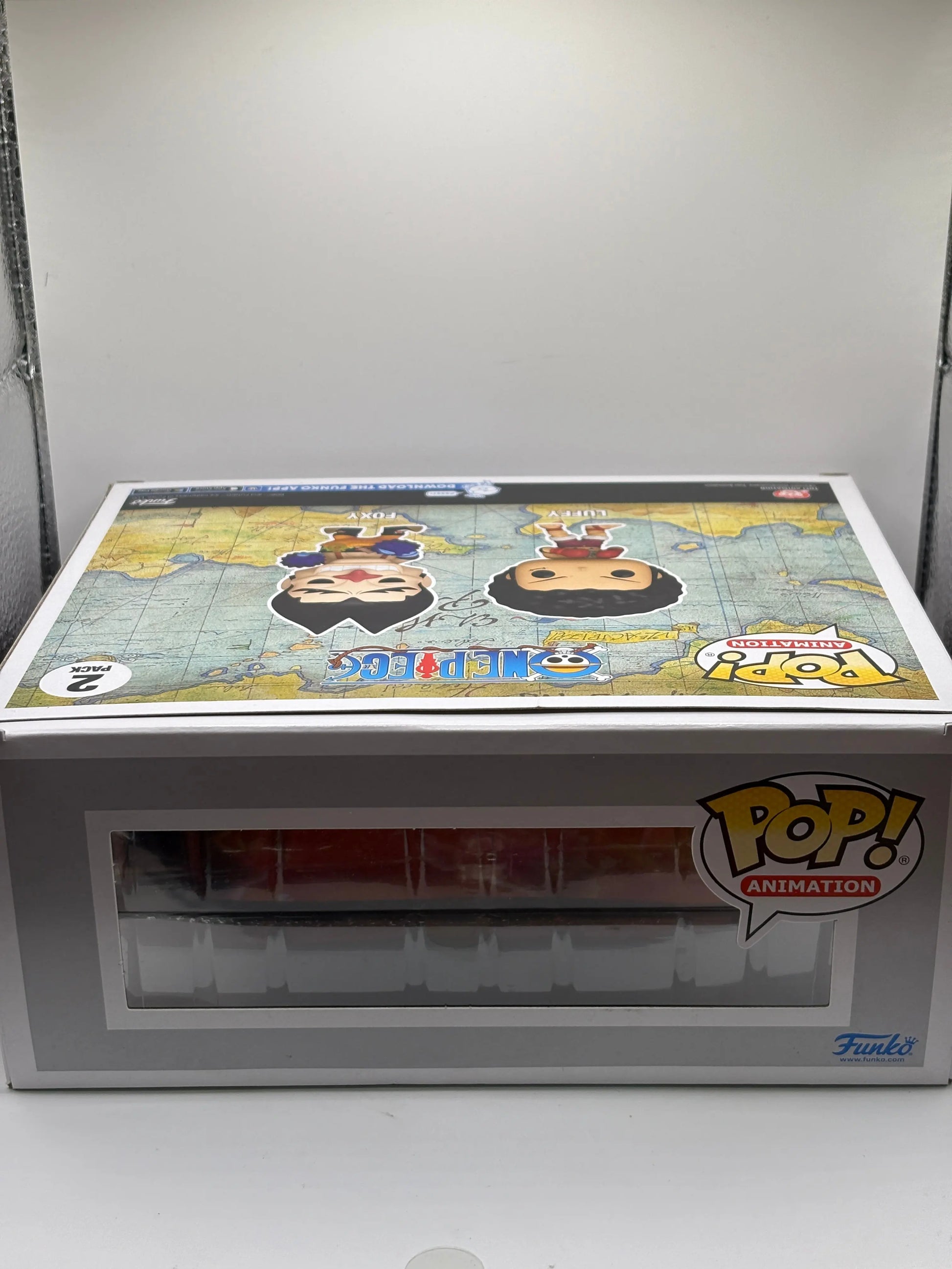 Funko POP! Animation One Piece 2 Pack Luffy & Foxy Limited Chase SE FRENLY BRICKS - Open 7 Days