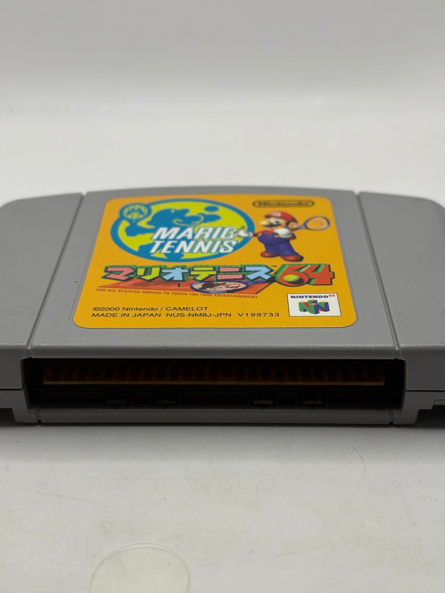 Nintendo 64 Video Game Cartridge Mario Tennis 64 Japanese FRENLY BRICKS - Open 7 Days