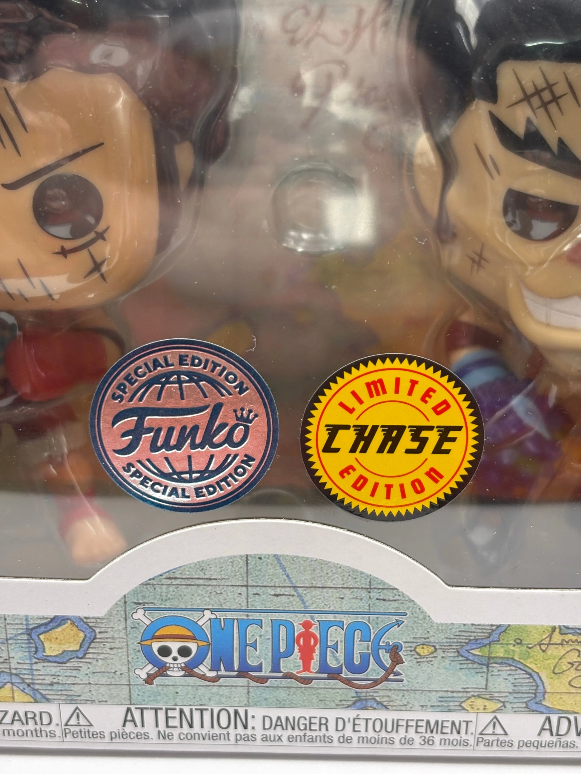 Funko POP! Animation One Piece 2 Pack Luffy & Foxy Limited Chase SE FRENLY BRICKS - Open 7 Days