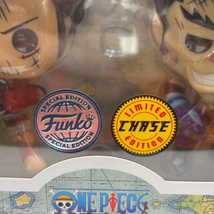 Funko POP! Animation One Piece 2 Pack Luffy & Foxy Limited Chase SE FRENLY BRICKS - Open 7 Days