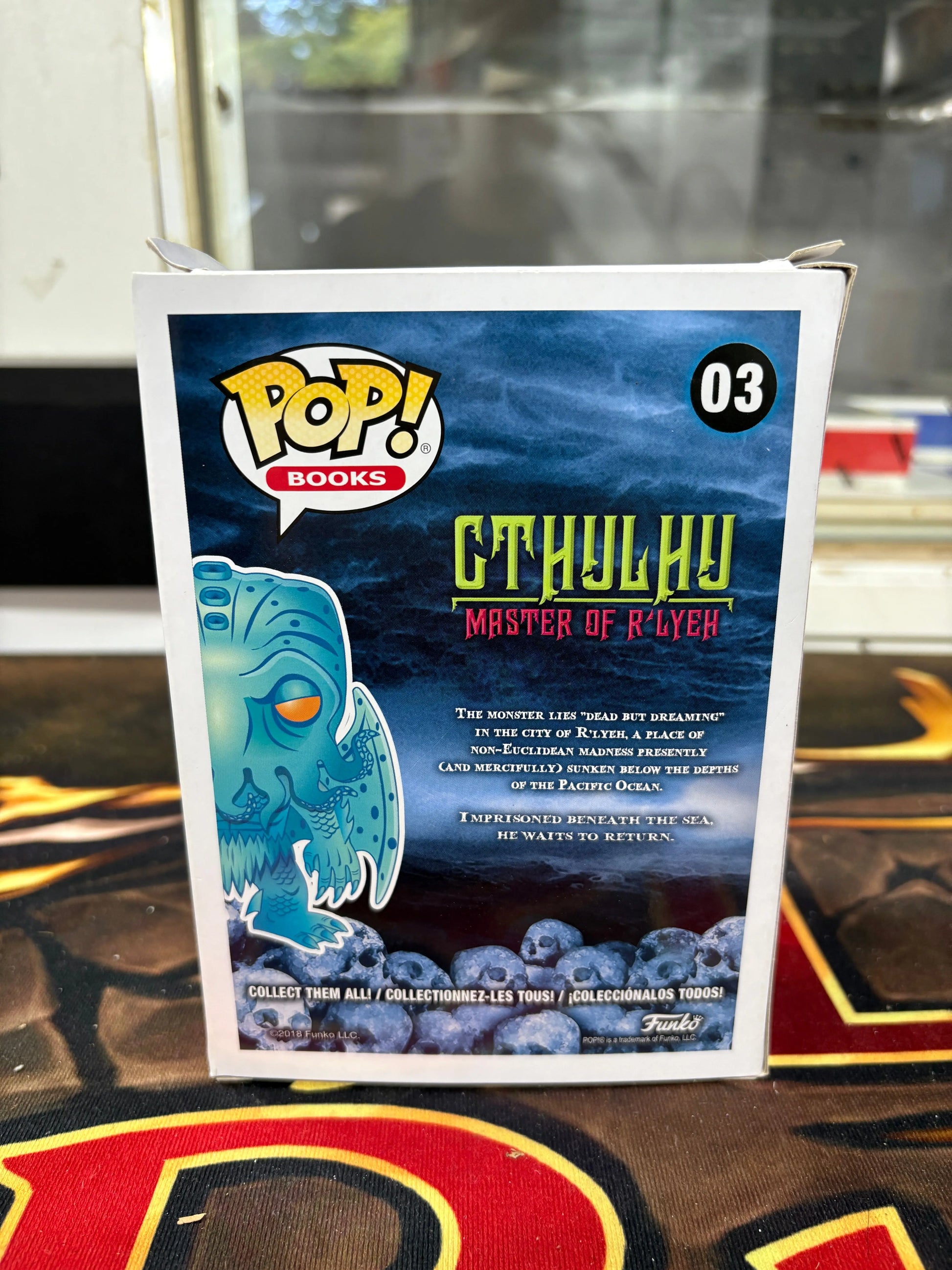 Funko POP! Books Cthulhu Master of Rlyeh #03 Cthulhu blue FRENLY BRICKS - Open 7 Days
