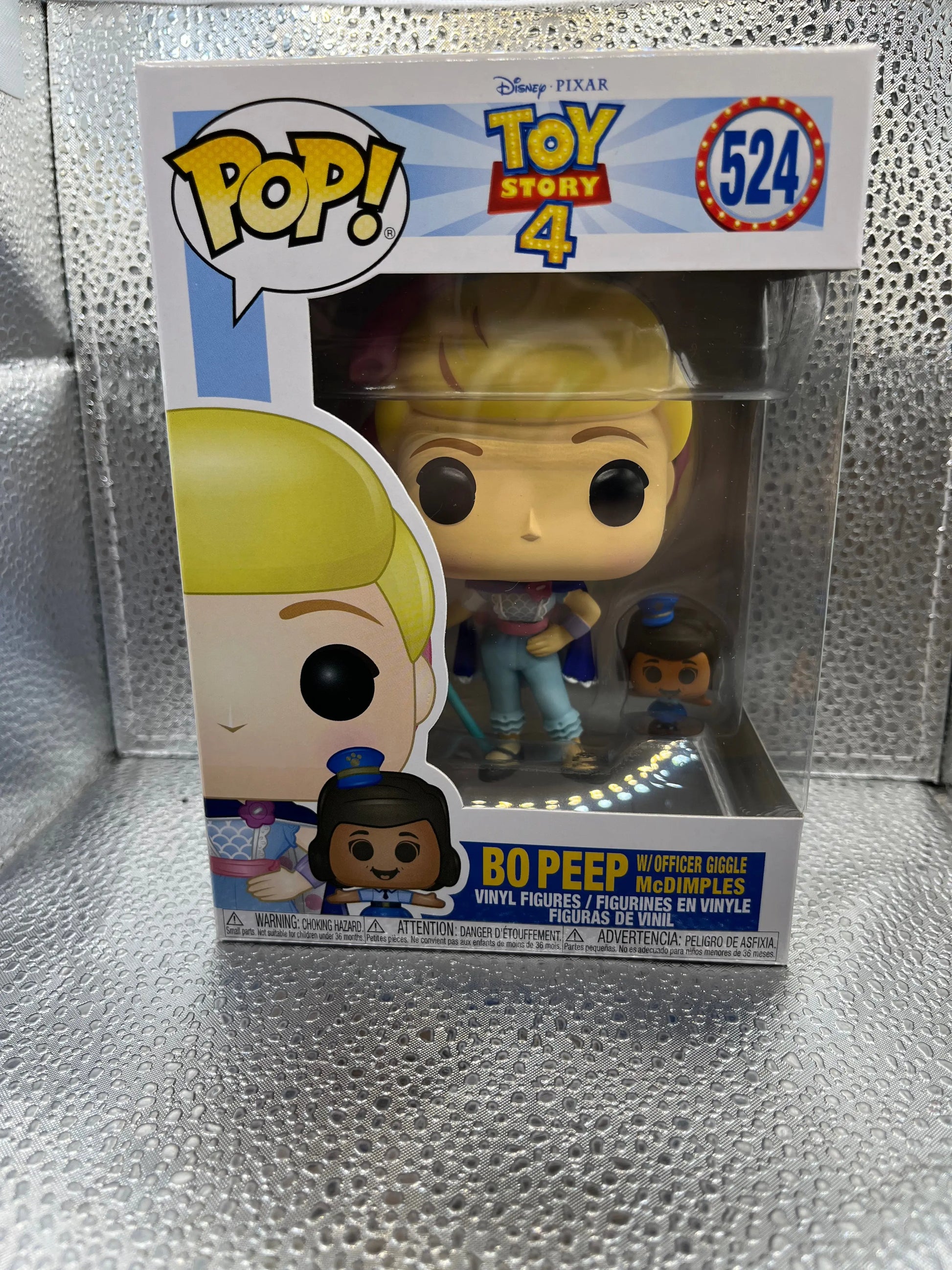 Funko POP Disney Pixar - Toy Story 4 - Bo Peep with Officer Giggle McDimples #524 FRENLY BRICKS - Open 7 Days