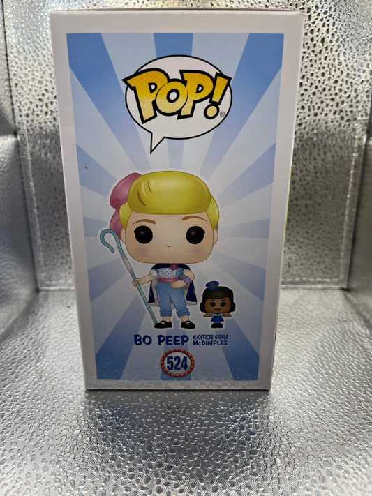 Funko POP Disney Pixar - Toy Story 4 - Bo Peep with Officer Giggle McDimples #524 FRENLY BRICKS - Open 7 Days