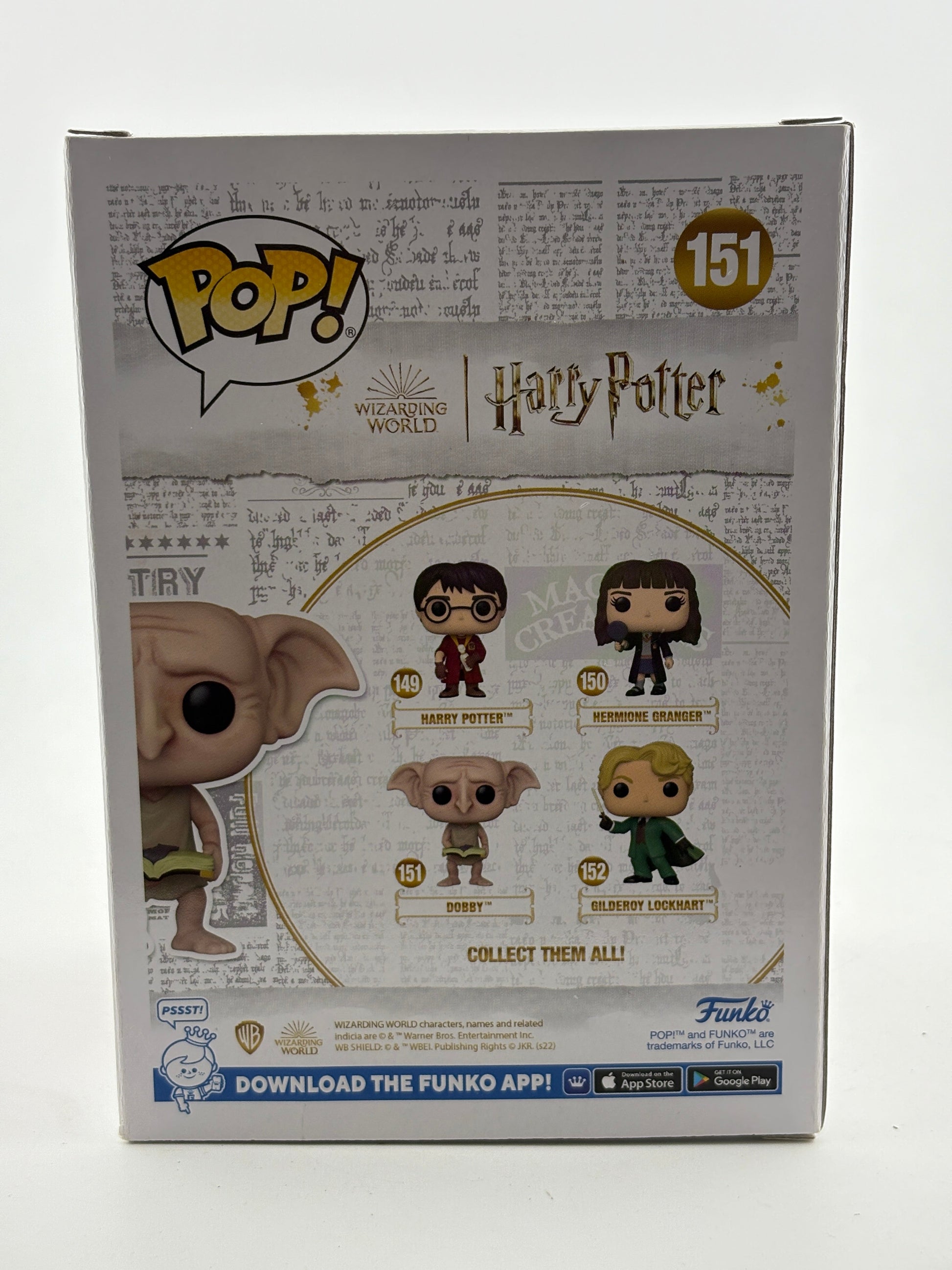 Funko POP! Harry Potter #151 Dobby Vinyl Figure FRENLY BRICKS - Open 7 Days