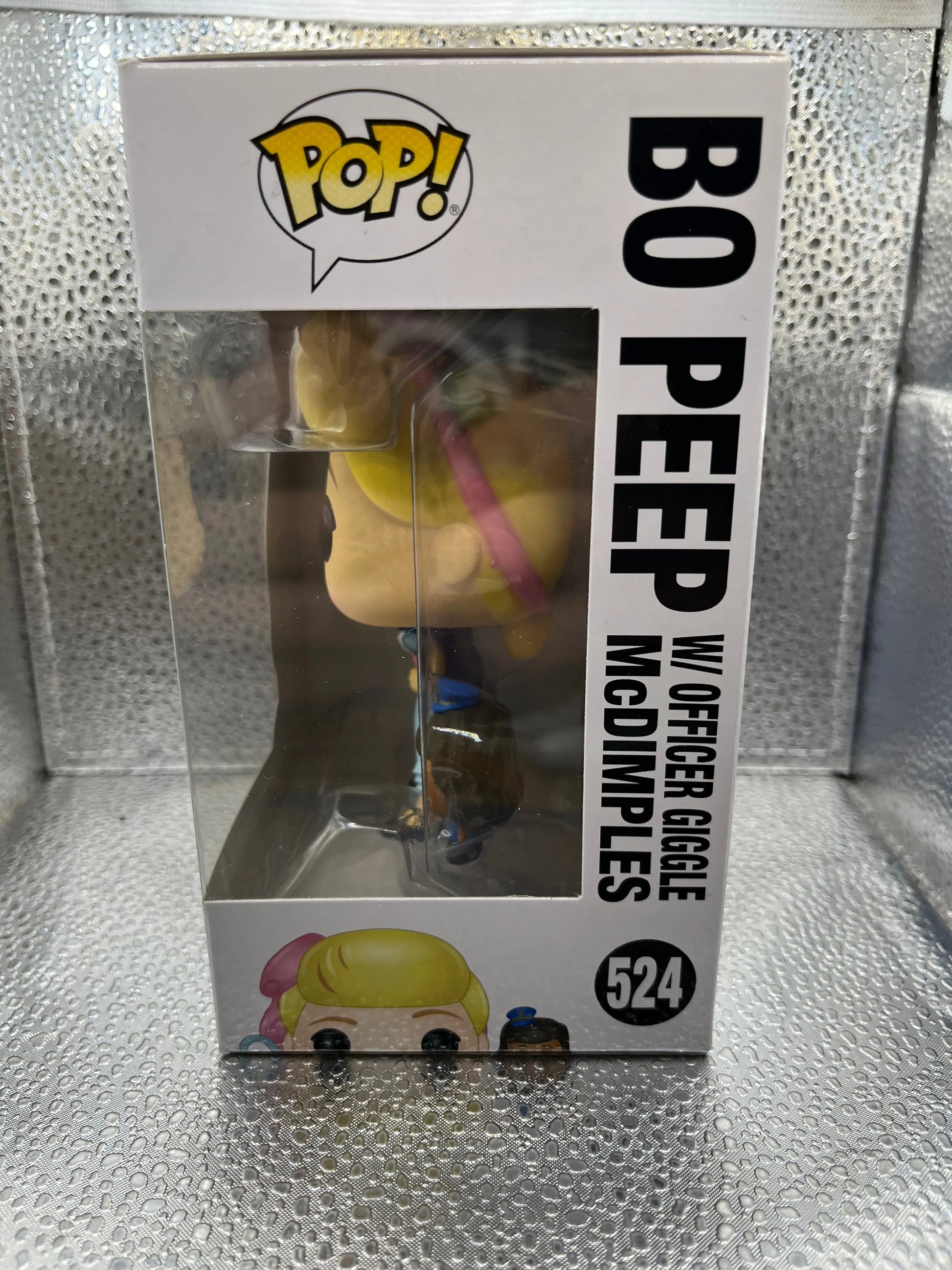 Funko POP Disney Pixar - Toy Story 4 - Bo Peep with Officer Giggle McDimples #524 FRENLY BRICKS - Open 7 Days