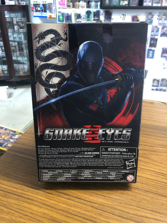 GI JOE Classified #16 Origins Movie SNAKE EYES 6” Figure 2021 Hasbro FRENLY BRICKS - Open 7 Days