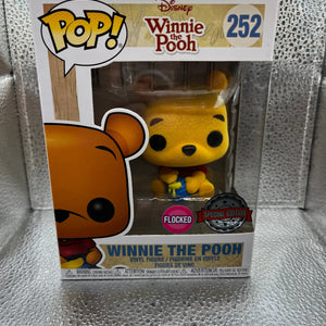 Funko POP Disney - Winnie the Pooh #252 (Flocked Special Edition) FRENLY BRICKS - Open 7 Days