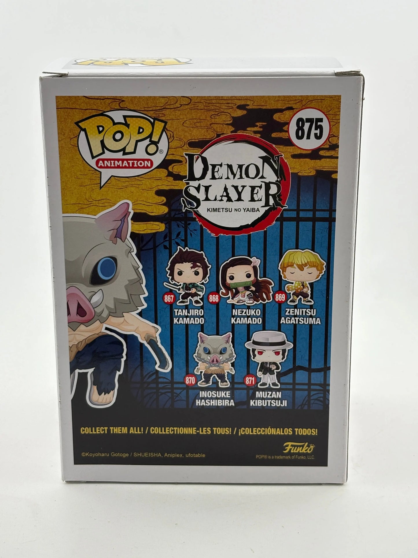 Funko POP! Animation Demon Slayer #875 Inosuke Hashibira Flocked SE FRENLY BRICKS - Open 7 Days