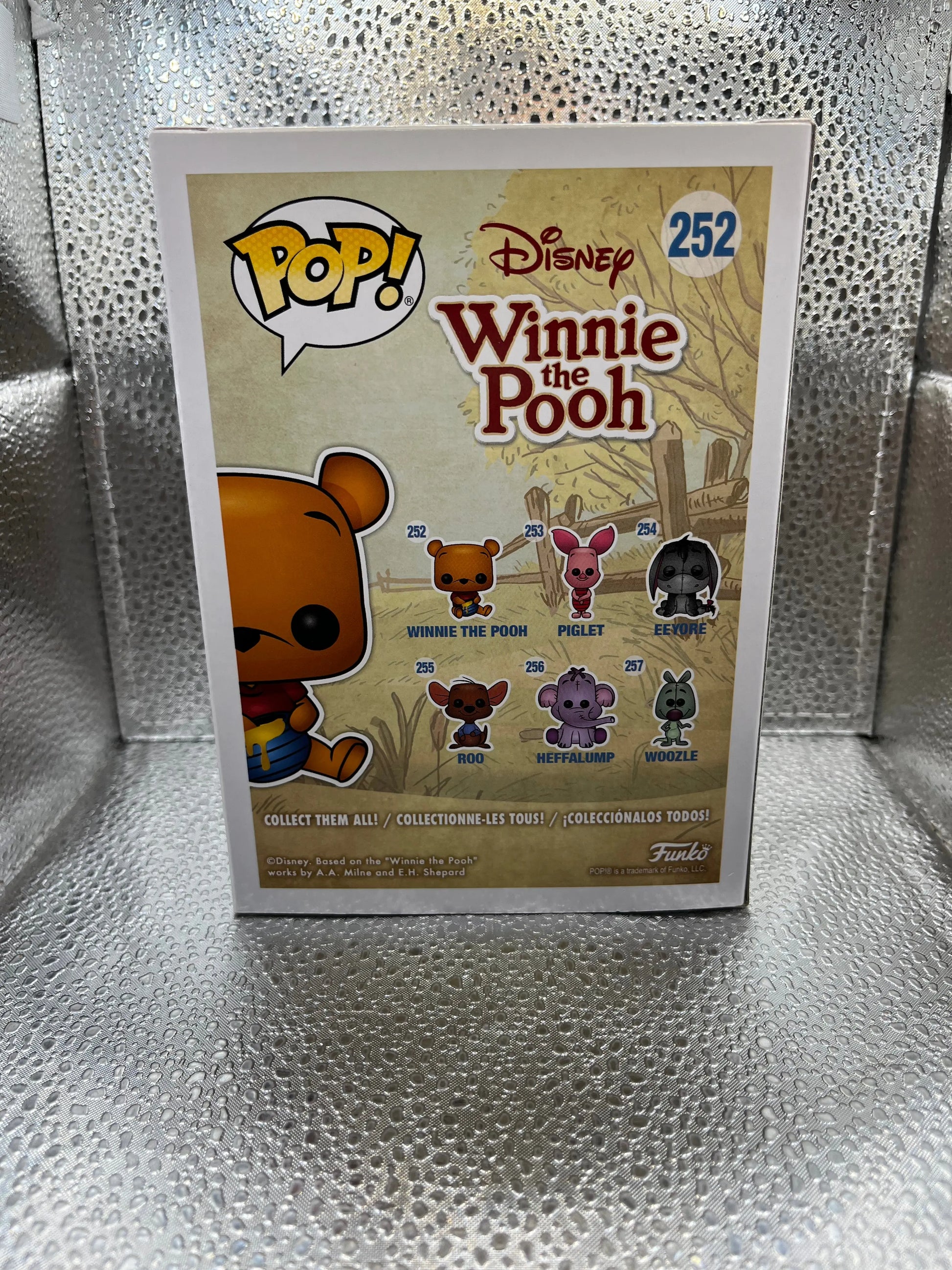 Funko POP Disney - Winnie the Pooh #252 (Flocked Special Edition) FRENLY BRICKS - Open 7 Days