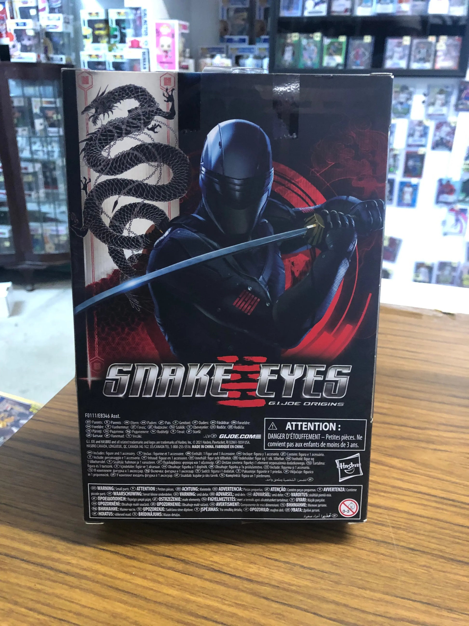 GI Joe Classified Snake Eyes Origins Movie Scarlett 6" Action Figure FRENLY BRICKS - Open 7 Days