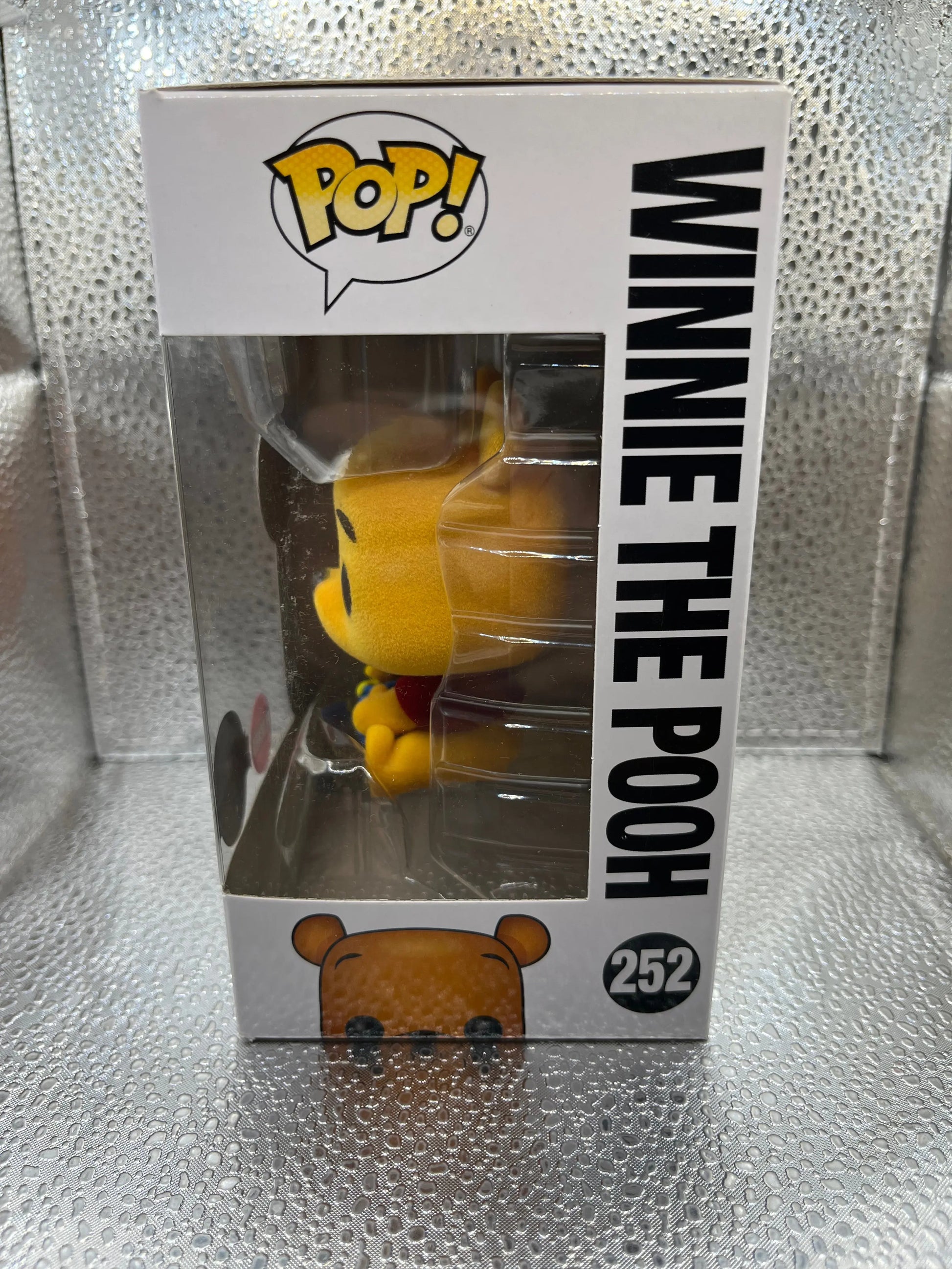 Funko POP Disney - Winnie the Pooh #252 (Flocked Special Edition) FRENLY BRICKS - Open 7 Days