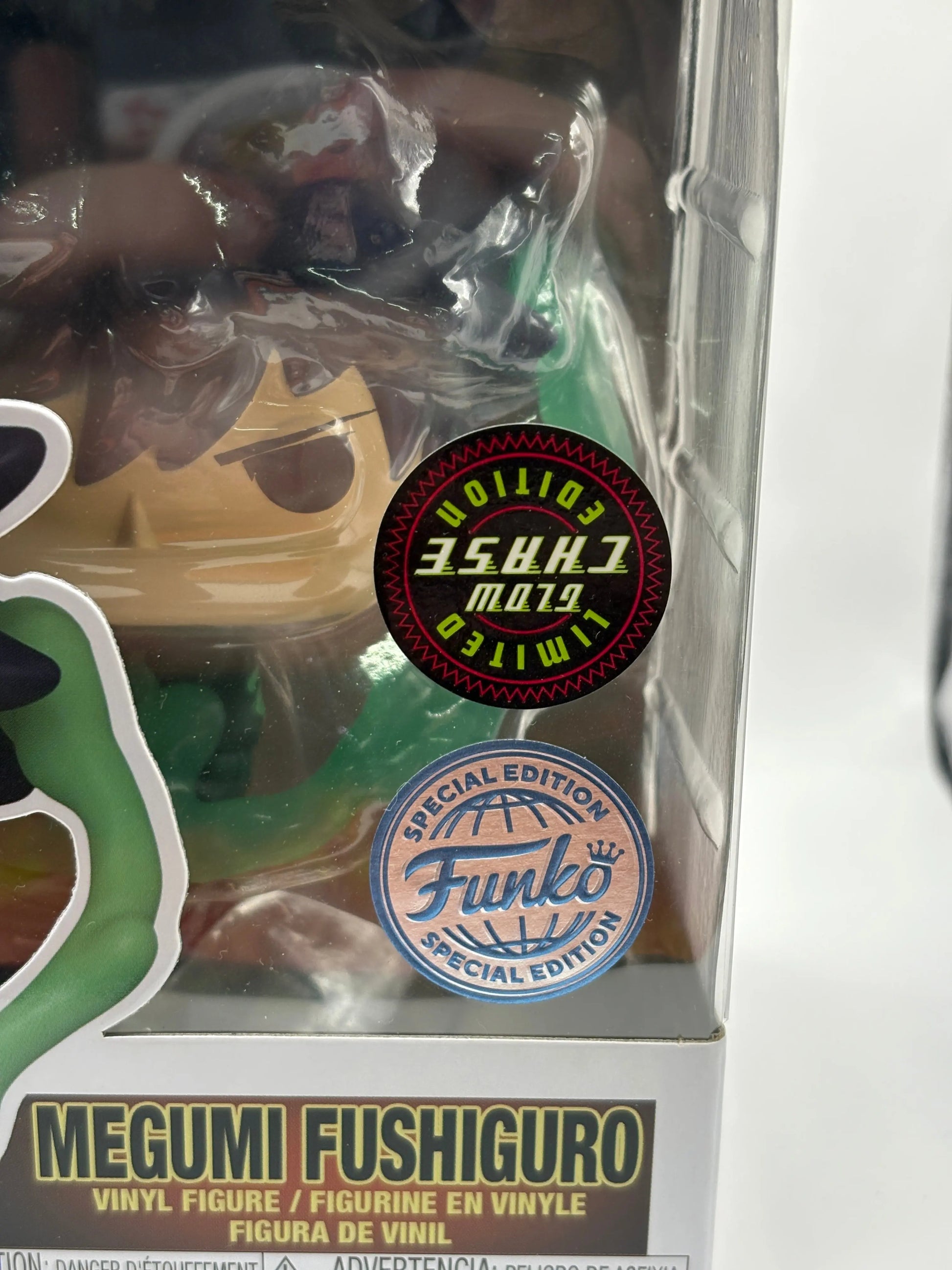 Funko POP! Jujutsu Kaisen #1646 Megumi Fushiguro Glow Chase SE ERROR STICKER FRENLY BRICKS - Open 7 Days