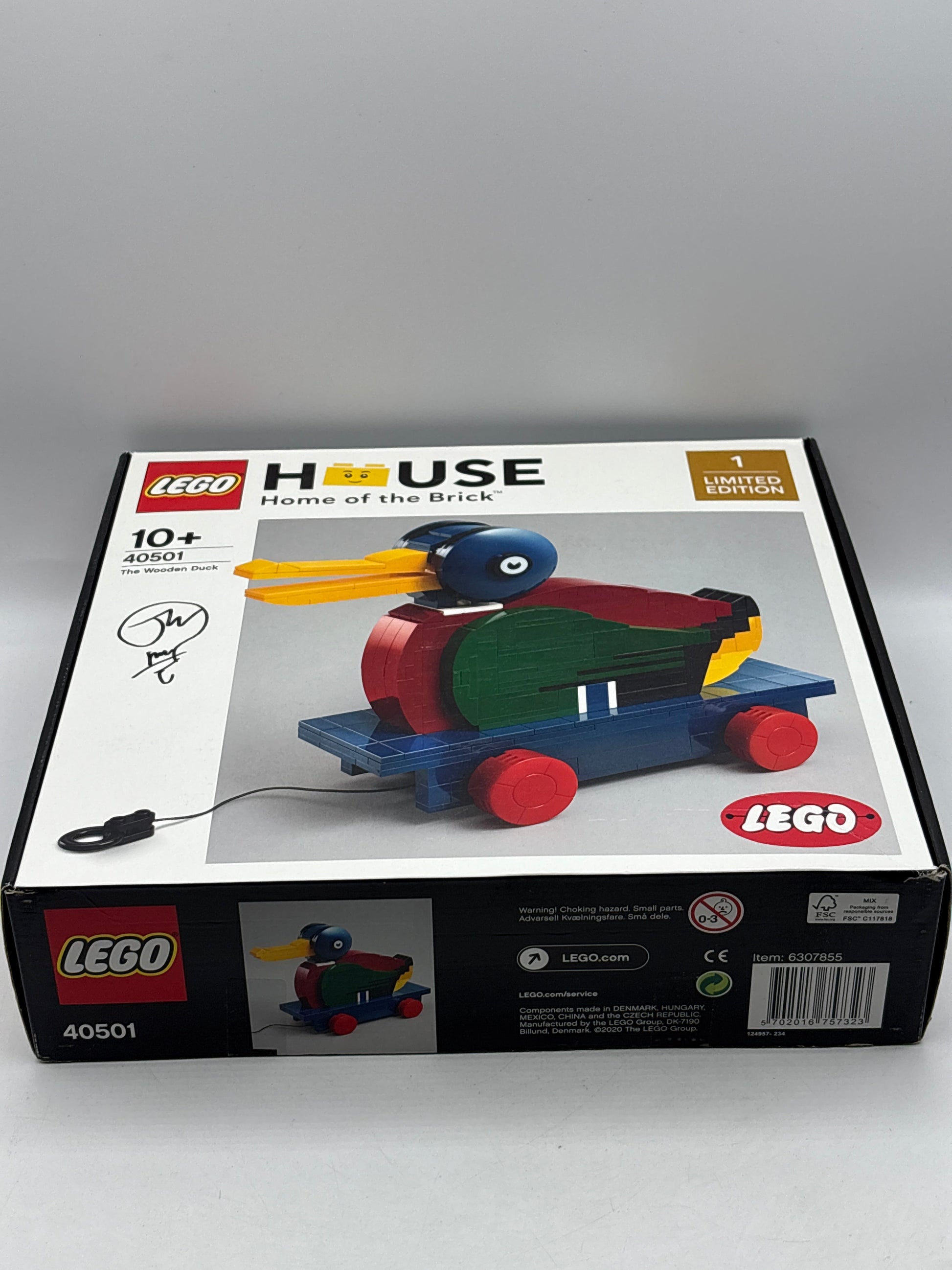 Lego House Limited Edition 40501 The Wooden Duck Signed New and Sealed FRENLY BRICKS - Open 7 Days