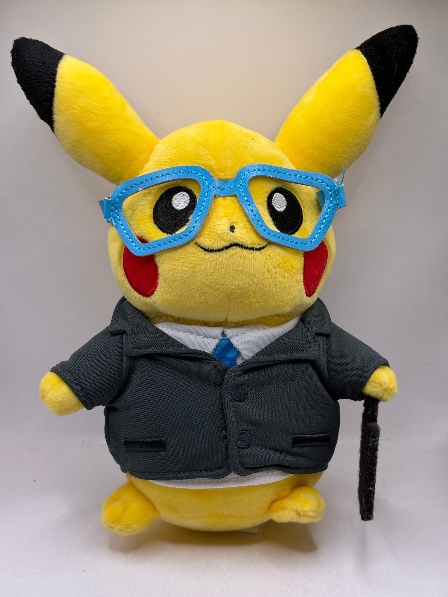 Pokemon Center Plush Pikachu 2015 Glasses Suit FRENLY BRICKS - Open 7 Days