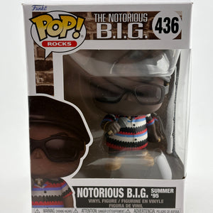 Funko POP! Rocks The Notorious B.I.G #436 Notorious B.I.G Summer ‘95 FRENLY BRICKS - Open 7 Days