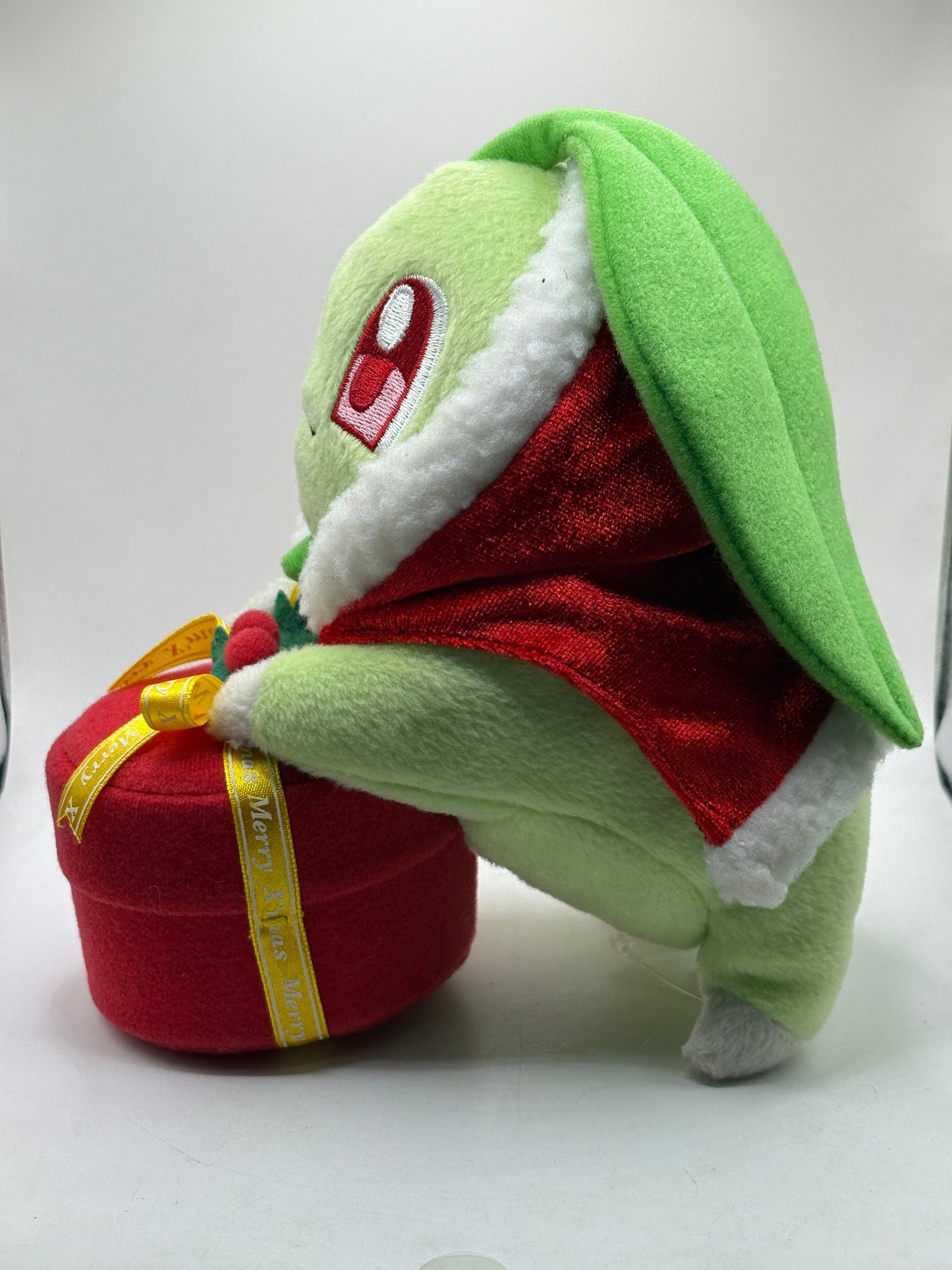 Pokemon Center Plush 2009 Christmas Chikorita 8” FRENLY BRICKS - Open 7 Days