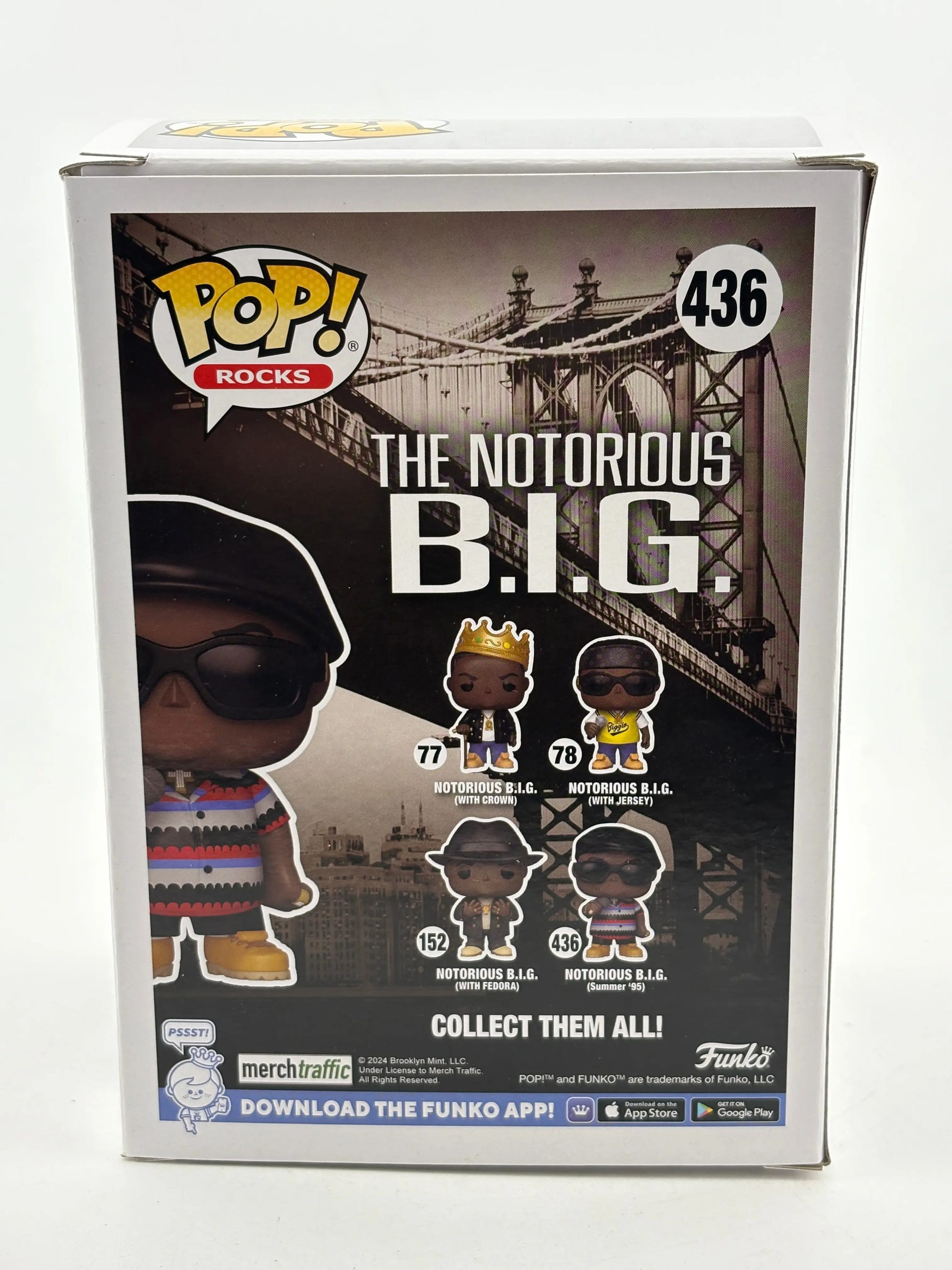 Funko POP! Rocks The Notorious B.I.G #436 Notorious B.I.G Summer ‘95 FRENLY BRICKS - Open 7 Days image 3