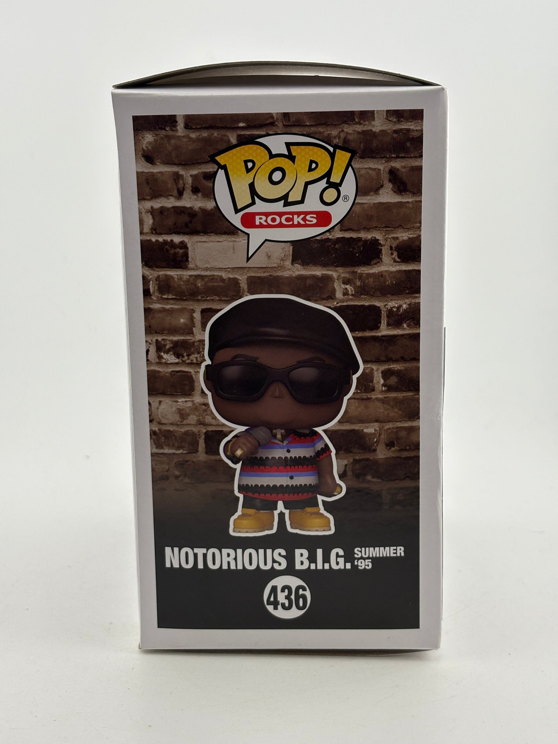 Funko POP! Rocks The Notorious B.I.G #436 Notorious B.I.G Summer ‘95 FRENLY BRICKS - Open 7 Days