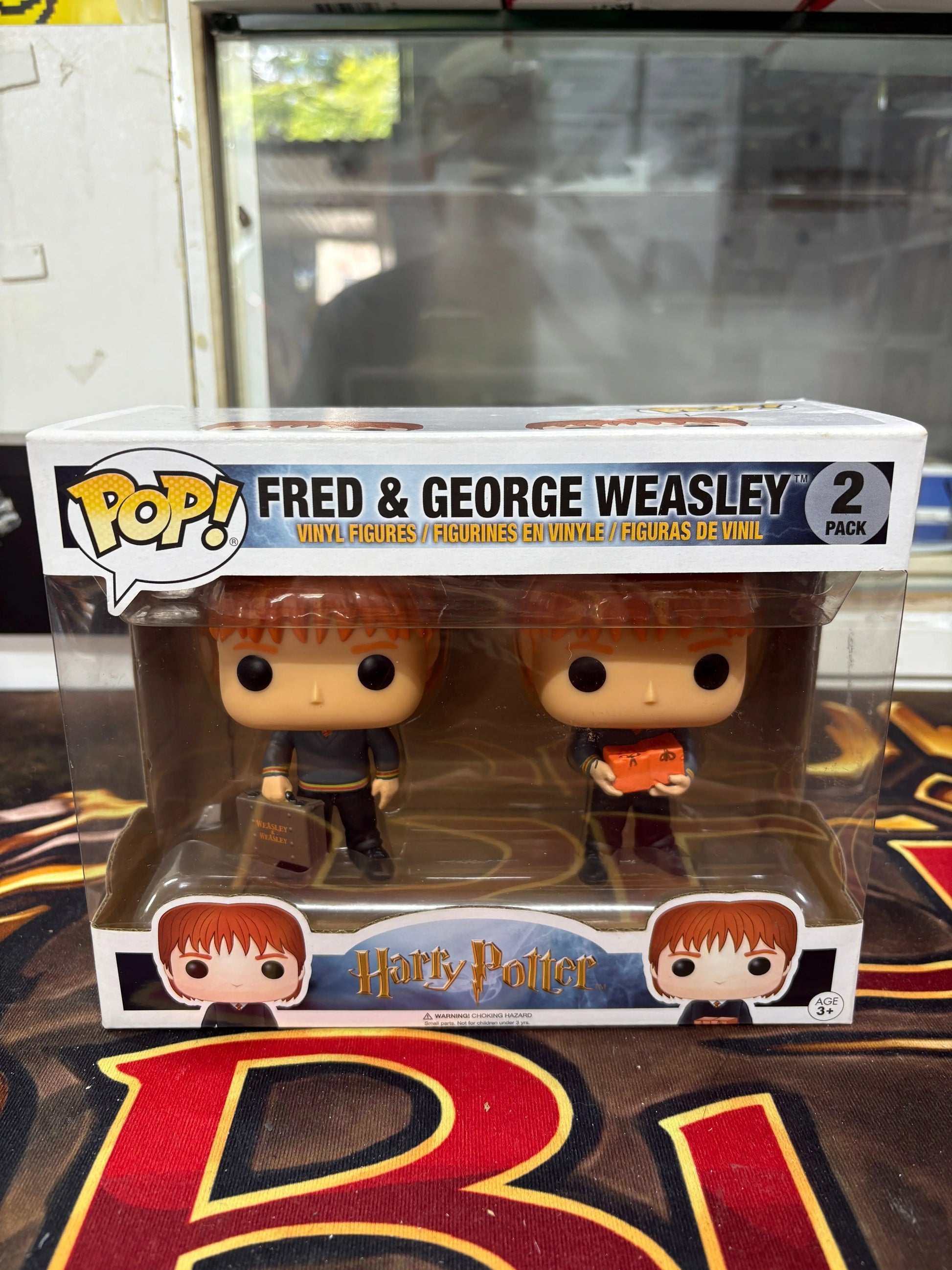 Funko Pop! Harry Potter Fred & George Weasley Vinyl Figure 2-Pack FRENLY BRICKS - Open 7 Days