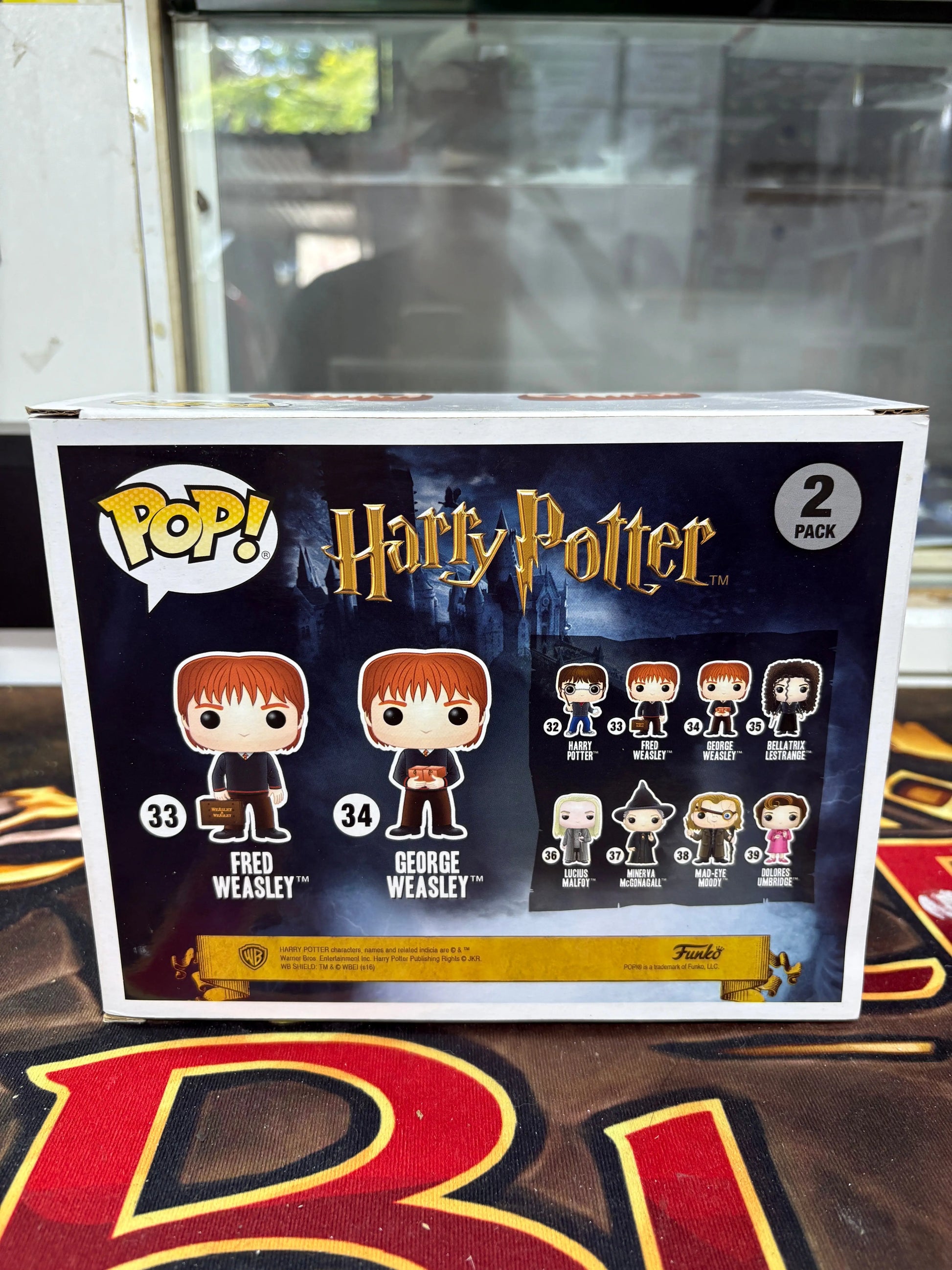 Funko Pop! Harry Potter Fred & George Weasley Vinyl Figure 2-Pack FRENLY BRICKS - Open 7 Days