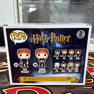 Funko Pop! Harry Potter Fred & George Weasley Vinyl Figure 2-Pack FRENLY BRICKS - Open 7 Days