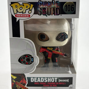 Funko POP! Heroes Suicide Squad #106 Desdshot [Masked] Vinyl Figure FRENLY BRICKS - Open 7 Days