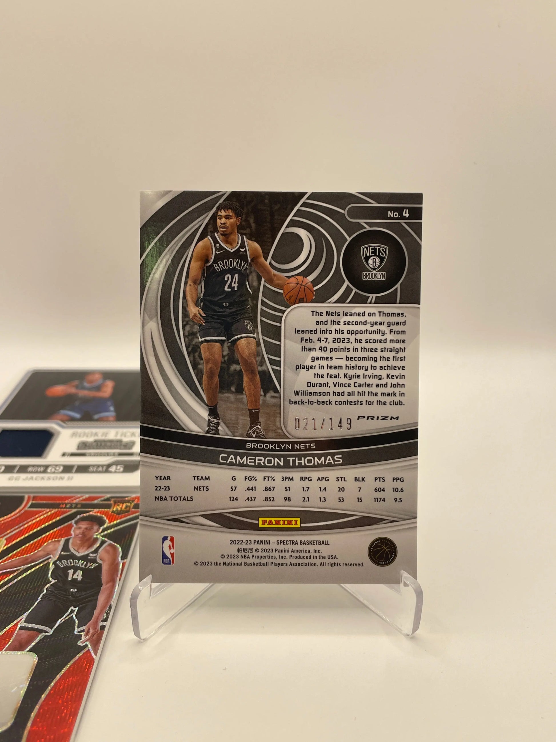 NBA Auto & Patch Brooklyn Nets Sports card lot, bundle - Cameron Thomas + more (lot#47) FRENLY BRICKS - Open 7 Days