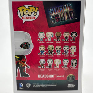 Funko POP! Heroes Suicide Squad #106 Desdshot [Masked] Vinyl Figure FRENLY BRICKS - Open 7 Days
