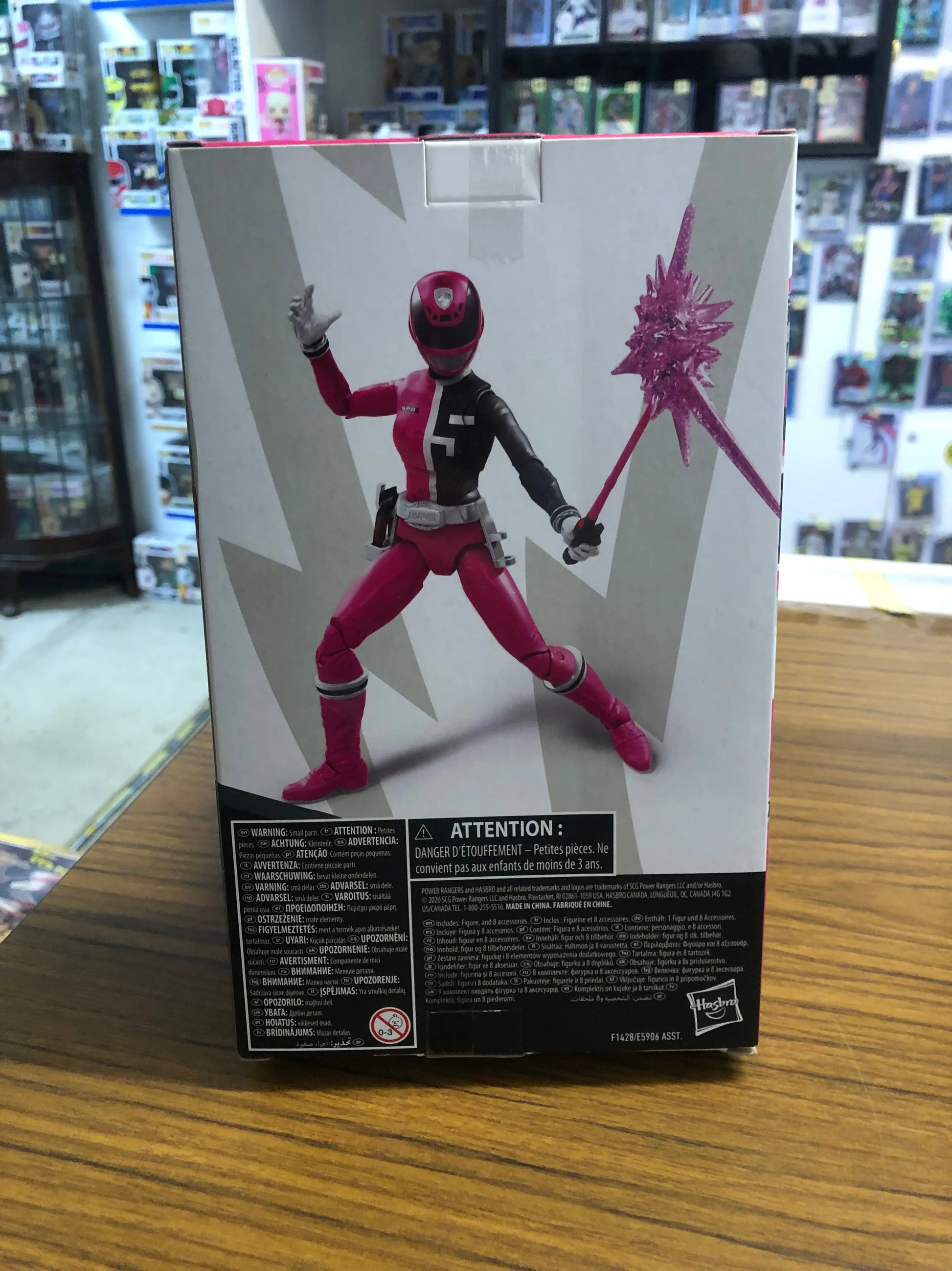 Hasbro Power Rangers Lightning Collection S.P.D. SPD PINK RANGER 6" Figure FRENLY BRICKS - Open 7 Days