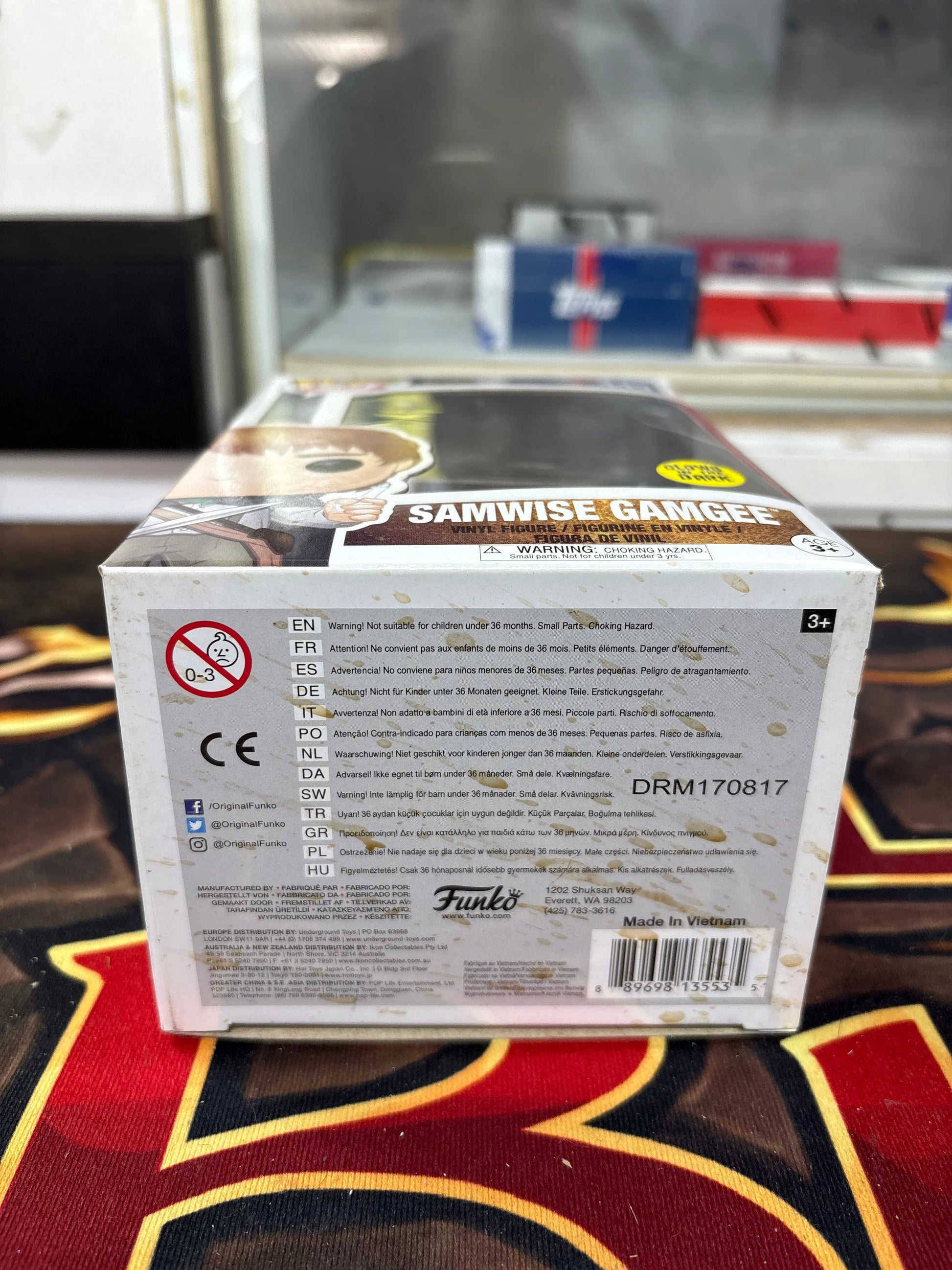 Funko Pop! Vinyl: The Lord of the Rings - Samwise Gamgee #445 Glow FRENLY BRICKS - Open 7 Days