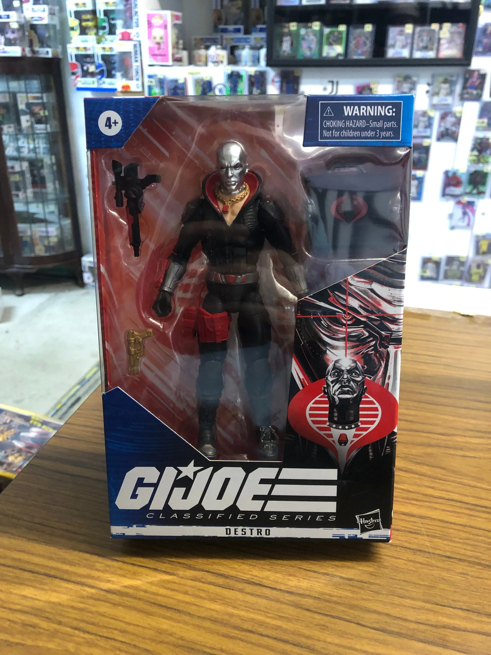 Hasbro G.i. Joe Classified Series 03 Action Figure - DESTRO E8492 FRENLY BRICKS - Open 7 Days