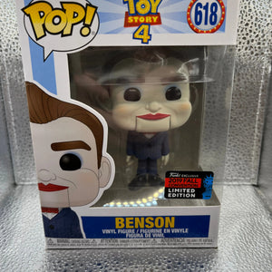 Funko POP Disney Pixar - Toy Story 4 - Benson #619 (2019 Fall Convention Exclusive) FRENLY BRICKS - Open 7 Days