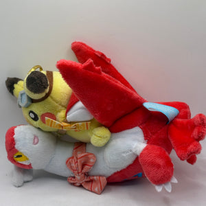 Pokemon Center Limtied Pikachu Riding On Latias Plush Mascot Keychain FRENLY BRICKS - Open 7 Days