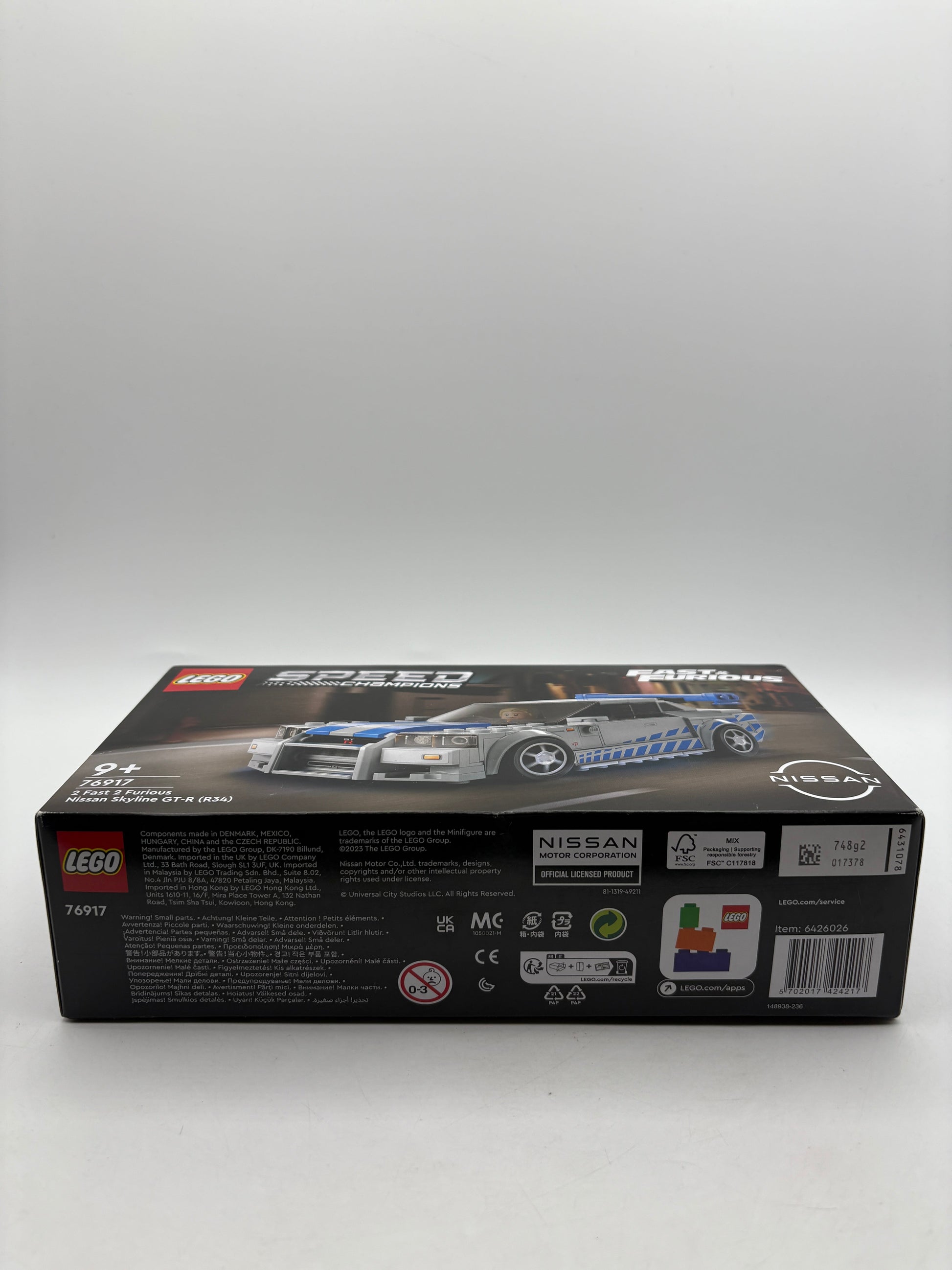 Lego Speed Champions 76917 2 Fast 2 Furious Nissan Skyline GT-R (R34) FRENLY BRICKS - Open 7 Days