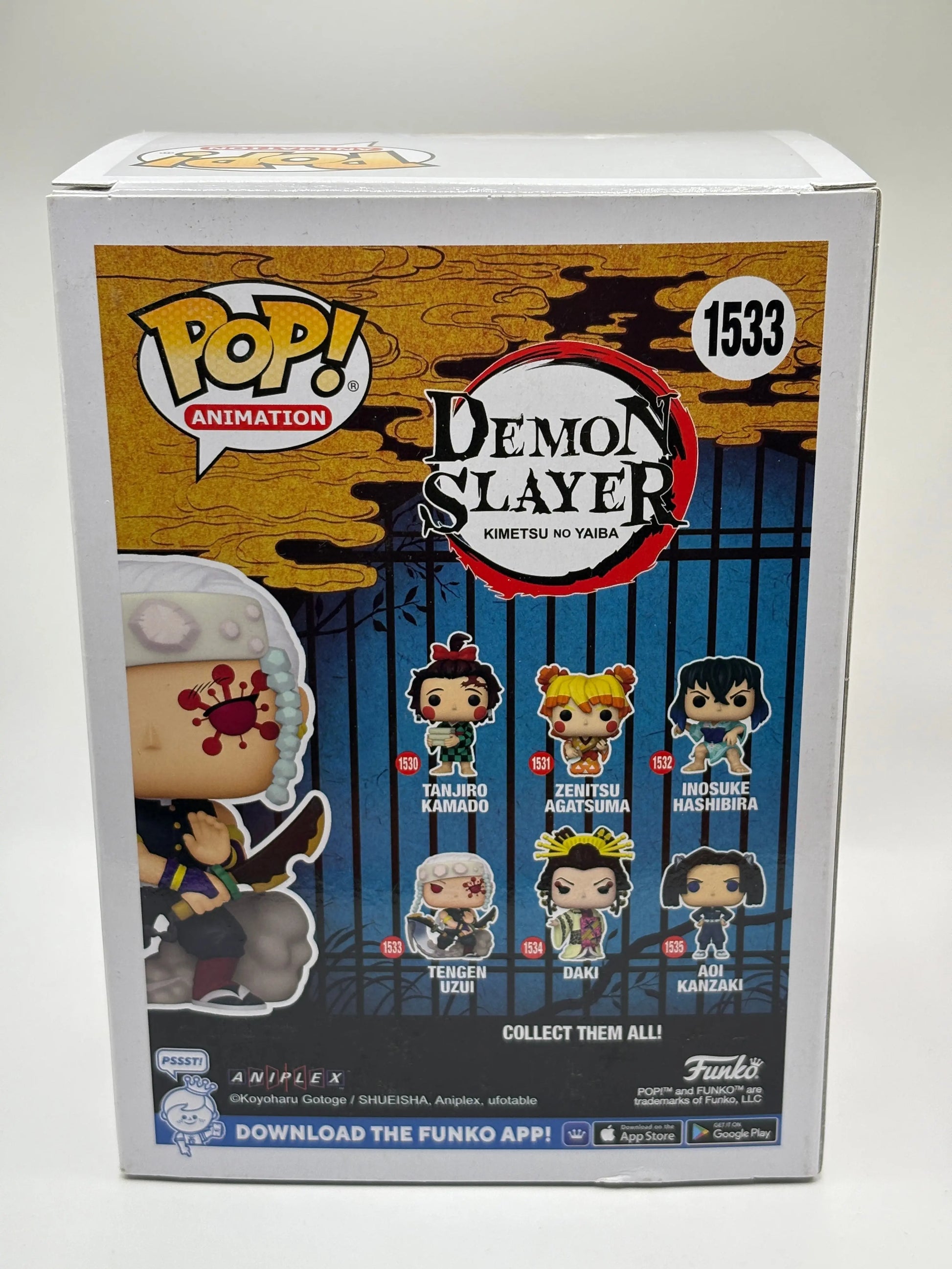 Funko POP! Animation Demon Slayer #1533 Tengen Uzui Limited Chase FRENLY BRICKS - Open 7 Days