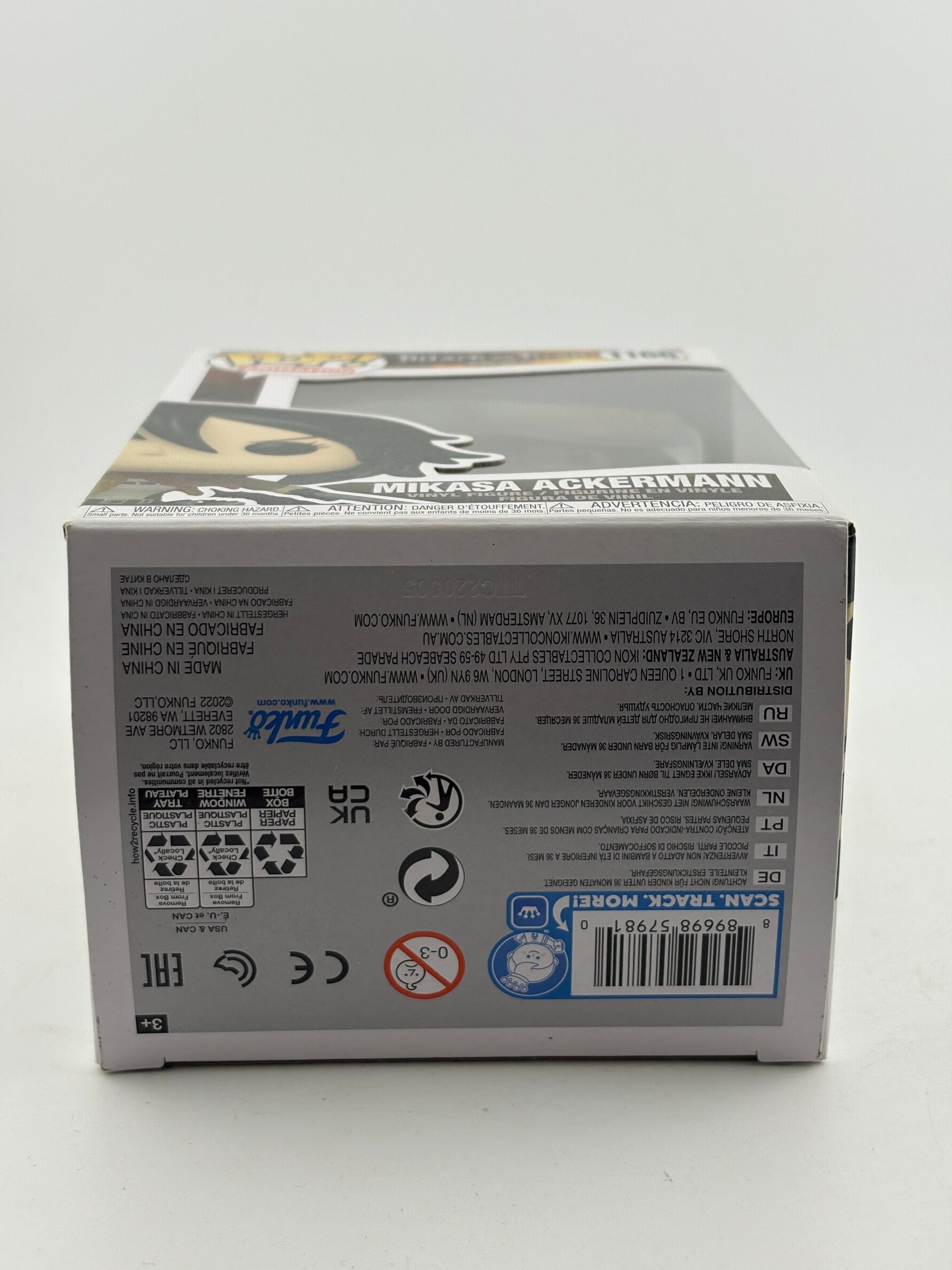 Funko POP! Animation Attack on Titan #1166 Mikasa Ackermann Vinyl Figure FRENLY BRICKS - Open 7 Days