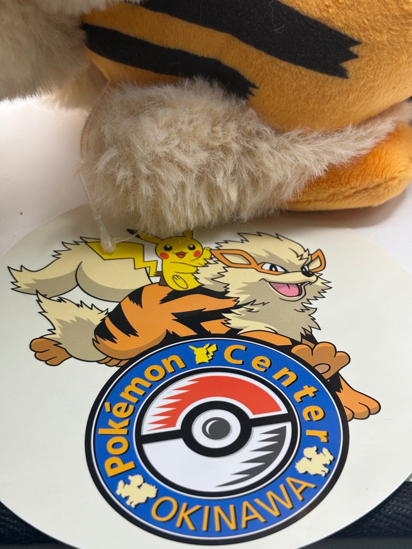 Pokemon Center Okinawa 1st Anniversary Limited Pikachu Arcanine Plush Japan New FRENLY BRICKS - Open 7 Days