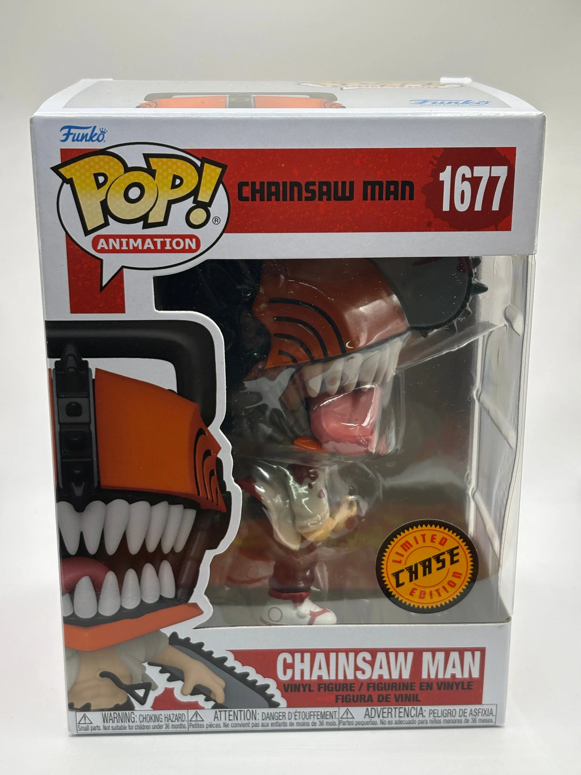 Funko POP! Animation Chainsaw Man #1677 Chainsaw Man Limited Chase Edition FRENLY BRICKS - Open 7 Days