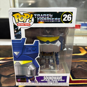 Funko Pop Transformers Soundwave 26 Vinyl Figure Retro Toys FRENLY BRICKS - Open 7 Days