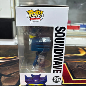 Funko Pop Transformers Soundwave 26 Vinyl Figure Retro Toys FRENLY BRICKS - Open 7 Days