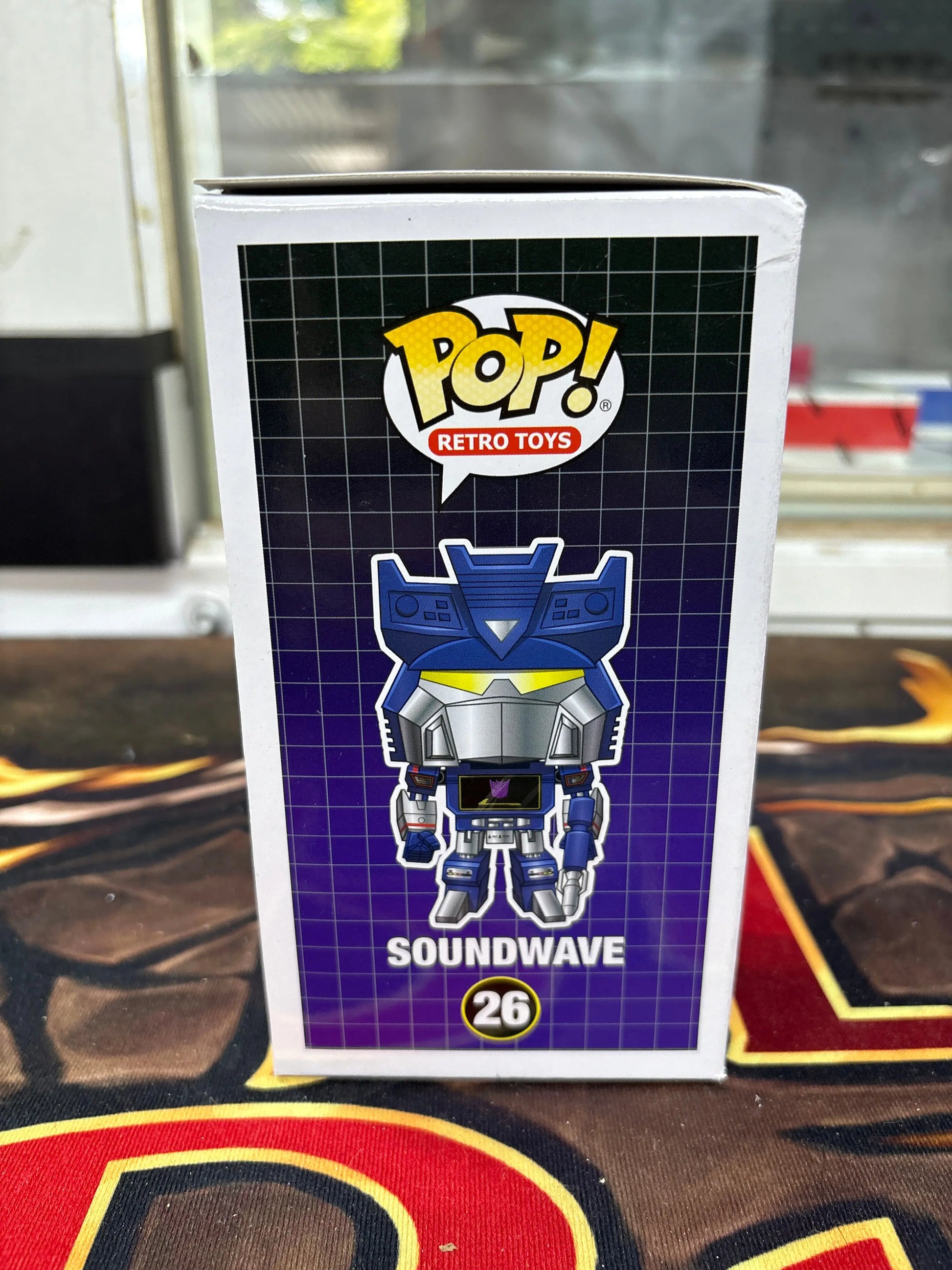 Funko Pop Transformers Soundwave 26 Vinyl Figure Retro Toys FRENLY BRICKS - Open 7 Days