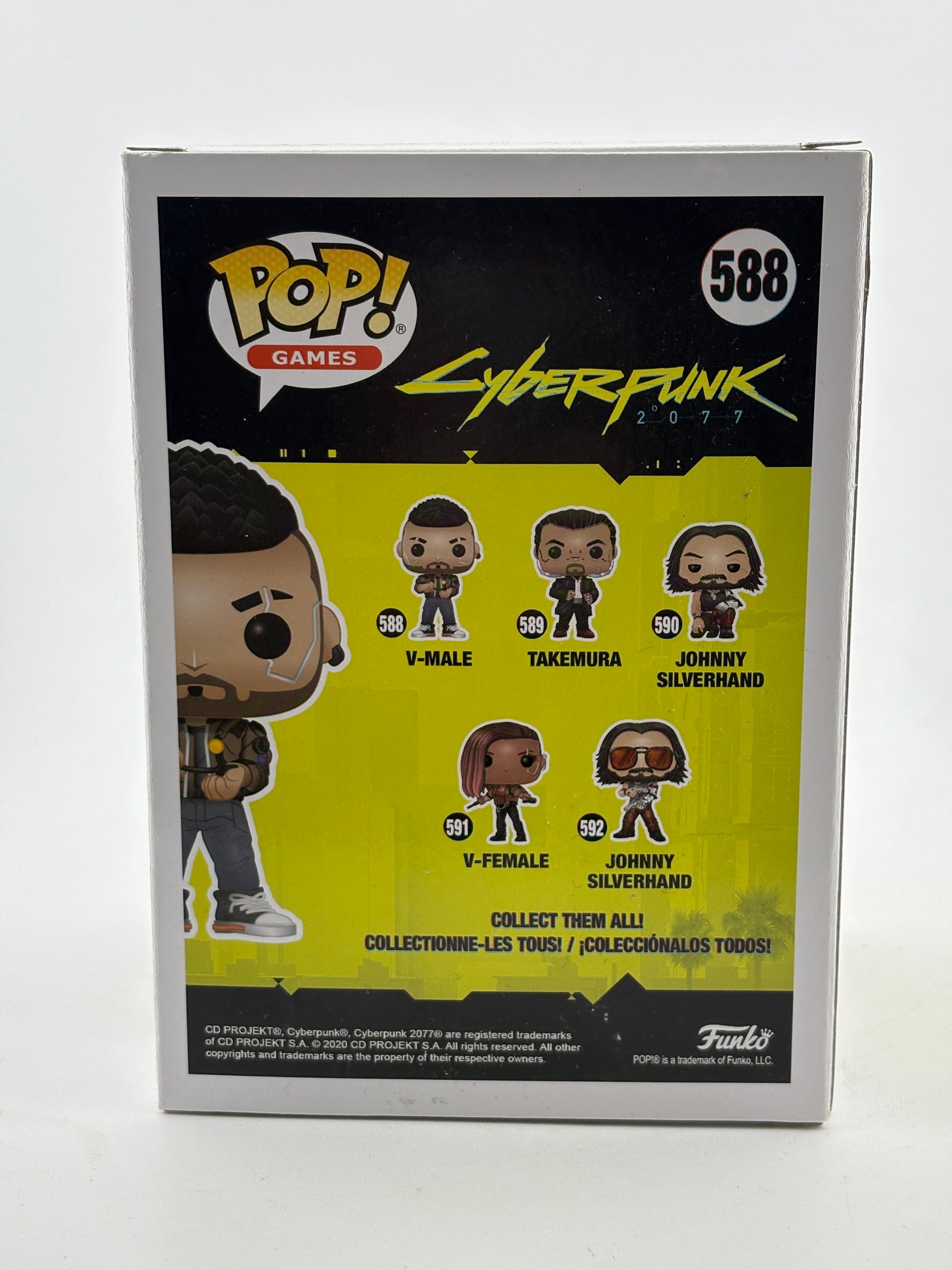 Funko POP! Games Cyberpunk 2077 #588 V-Male Glow Special Edition FRENLY BRICKS - Open 7 Days