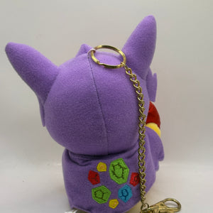 Pokemon Center Japan Plush - Mega Sableye Pikachu Cape Keychain 2015 FRENLY BRICKS - Open 7 Days