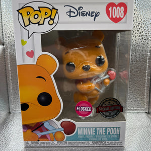 Funko POP Disney - Winnie The Pooh #1008 (Flocked Special Edition) FRENLY BRICKS - Open 7 Days