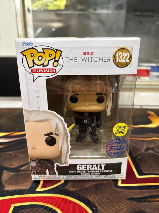 Funko POP! Television The Witcher #1322 Geralt Glow SE FRENLY BRICKS - Open 7 Days