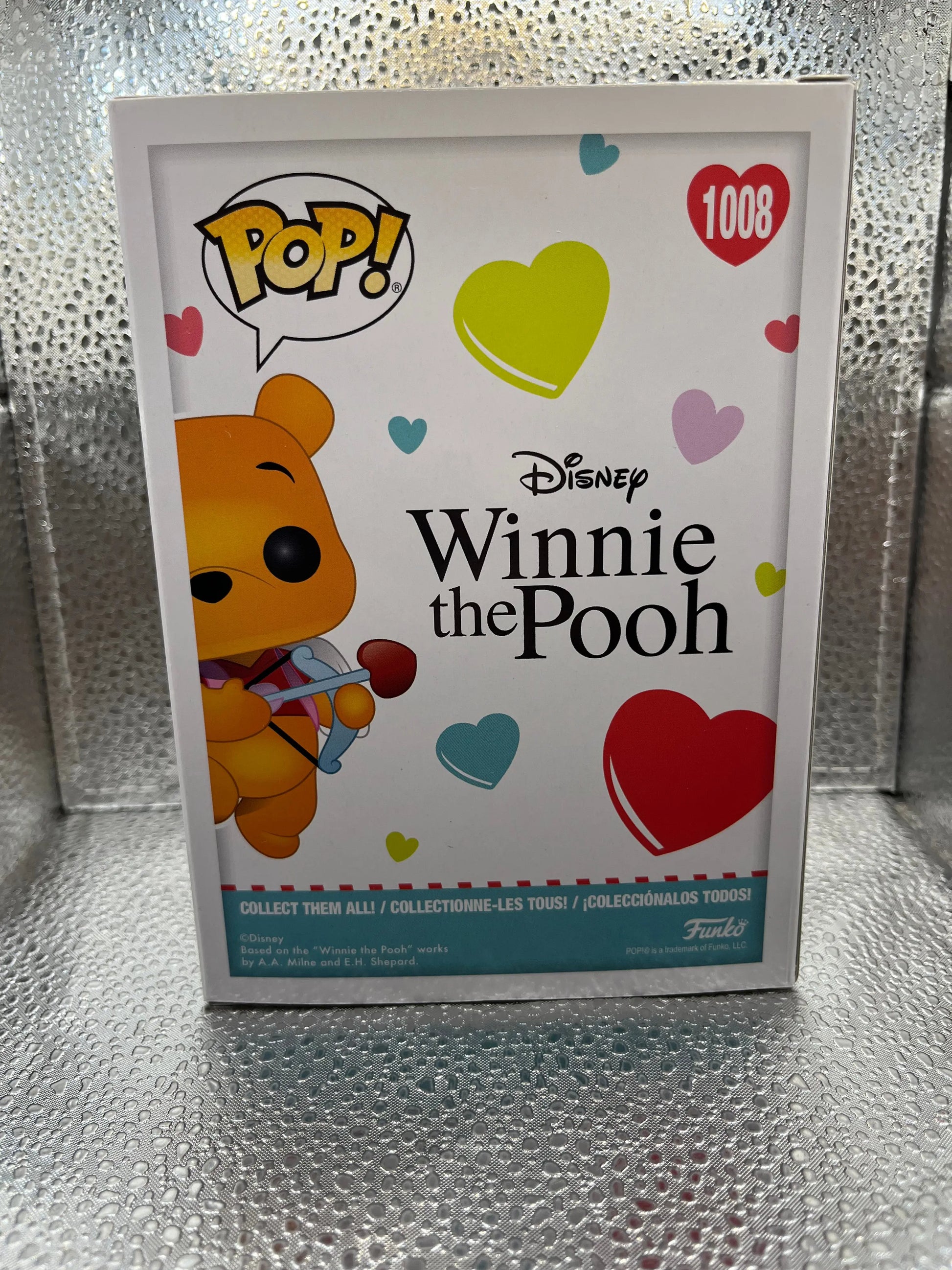 Funko POP Disney - Winnie The Pooh #1008 (Flocked Special Edition) FRENLY BRICKS - Open 7 Days