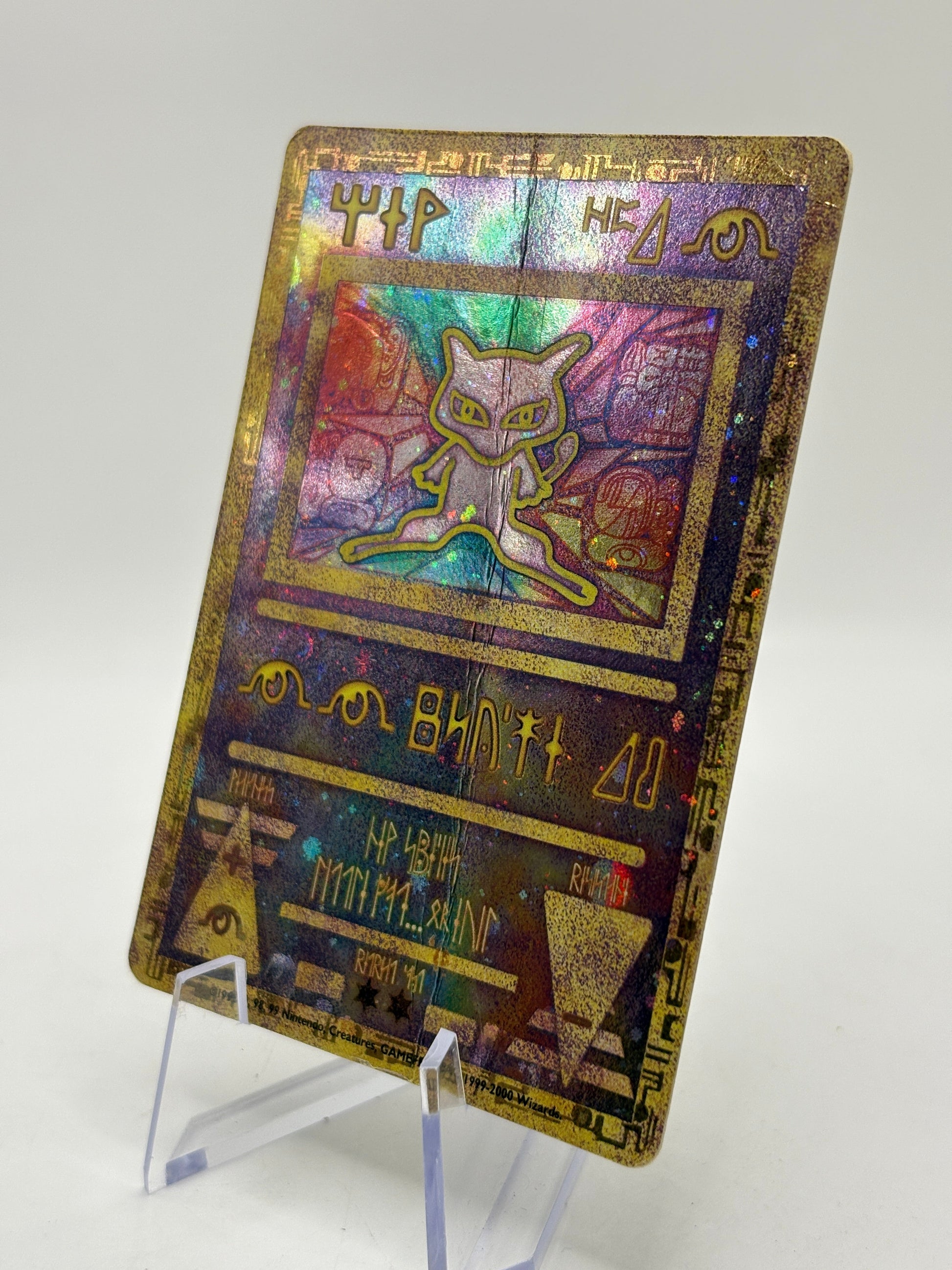 Pokemon TCG Vintage Movie Promo - Ancient Mew Pokemon The Movie Heavy Played FRENLY BRICKS - Open 7 Days