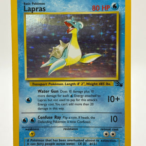 Pokemon TCG WOTC Fossil - Lapras 10/62 Rare Holo Moderately Played FRENLY BRICKS - Open 7 Days